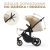 Kinderkraft PRIME 2 wózek wielofunkcyjny 3w1 z fotelikiem Mink Pro Sandrose Beige